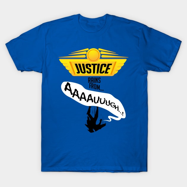 Falling from justice T-Shirt by yeyitoalba